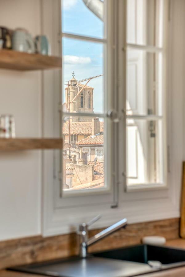Les Cles De Laure - Wine Loft, Terrasse Et Vue Extraordinaire Sur La Cite Medievale Carcassone Kültér fotó
